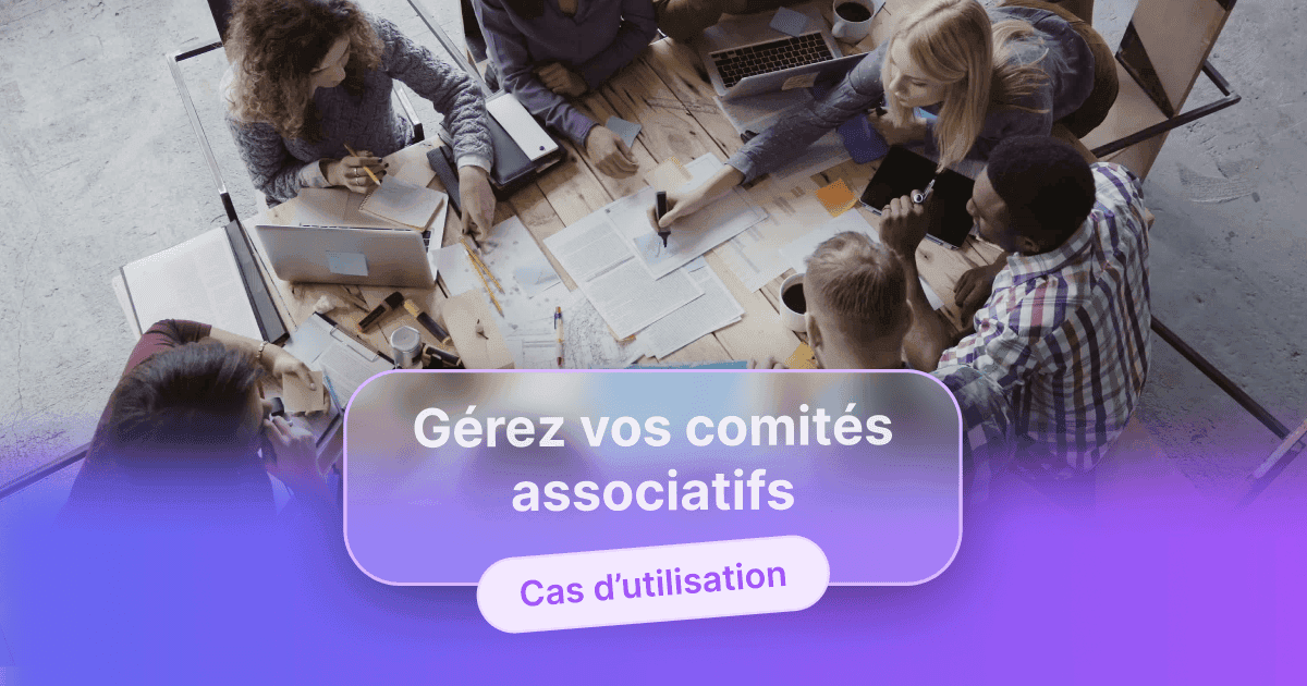 Gérez vos comités associatifs avec WEDO