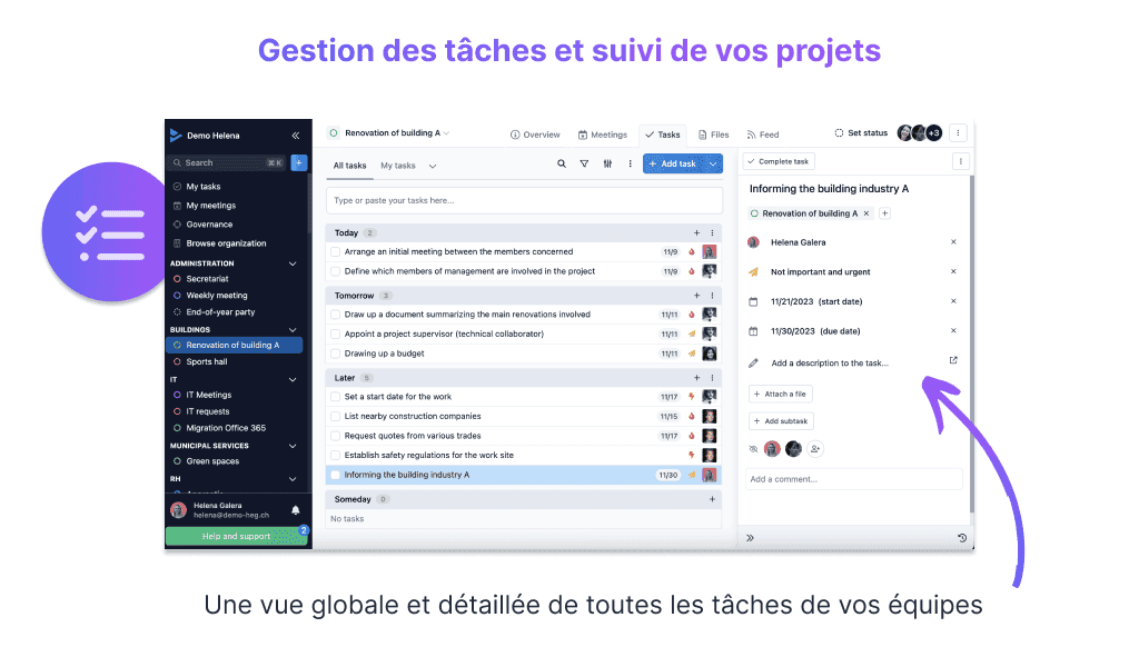 Logiciel gestion opérationnelle des communes et municipalités