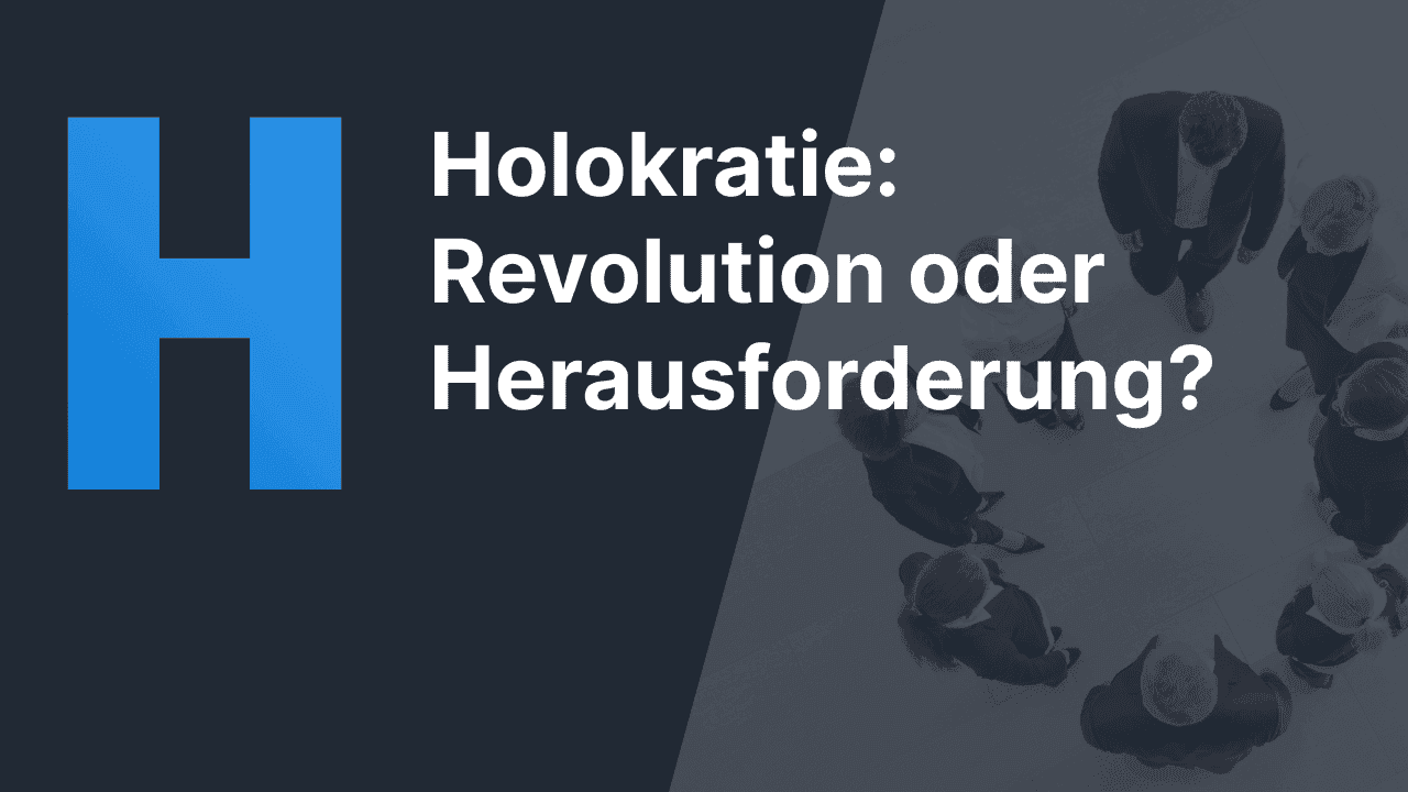 Bild von Menschen, die in einem von Holacracy inspirierten Arbeitsumfeld zusammenarbeiten, wobei jeder autonom und ausgeglichen zu gemeinsamen Zielen beiträgt.