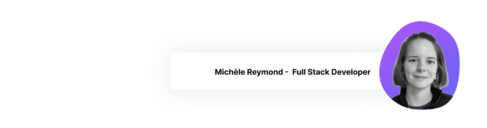 Michèle Reymond's introduction