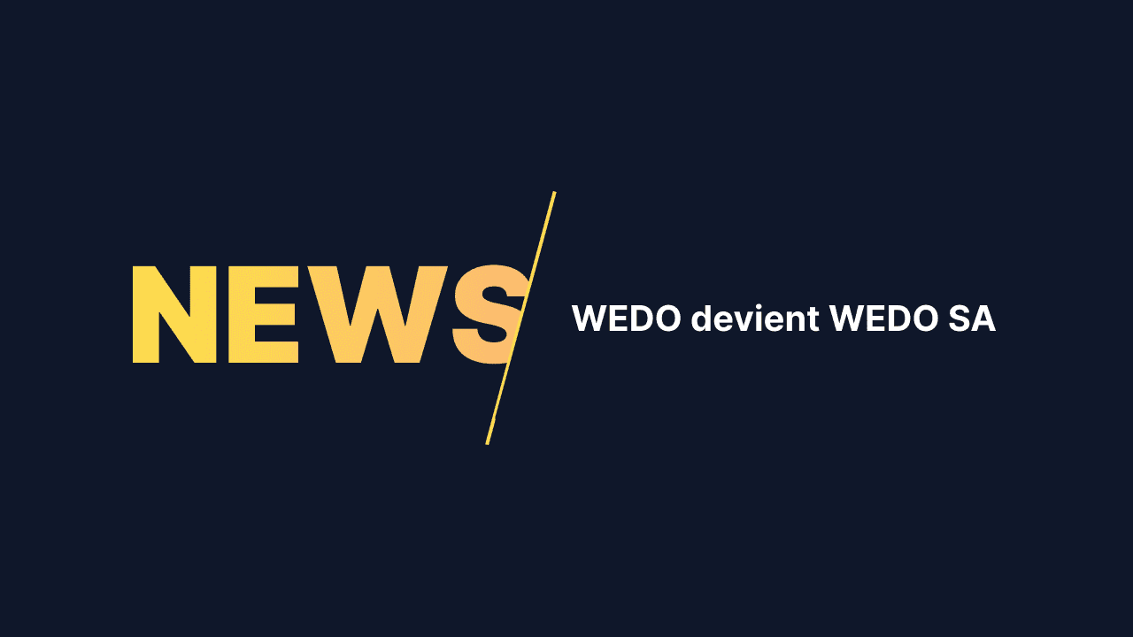 WEDO Sàrl devient WEDO SA