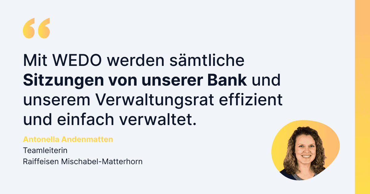 Entdecken Sie den Erfahrungsbericht von Antonella Andenmatten, Teamleiterin z'mari bei der Raiffeisenbank Mischabel-Matterhorn