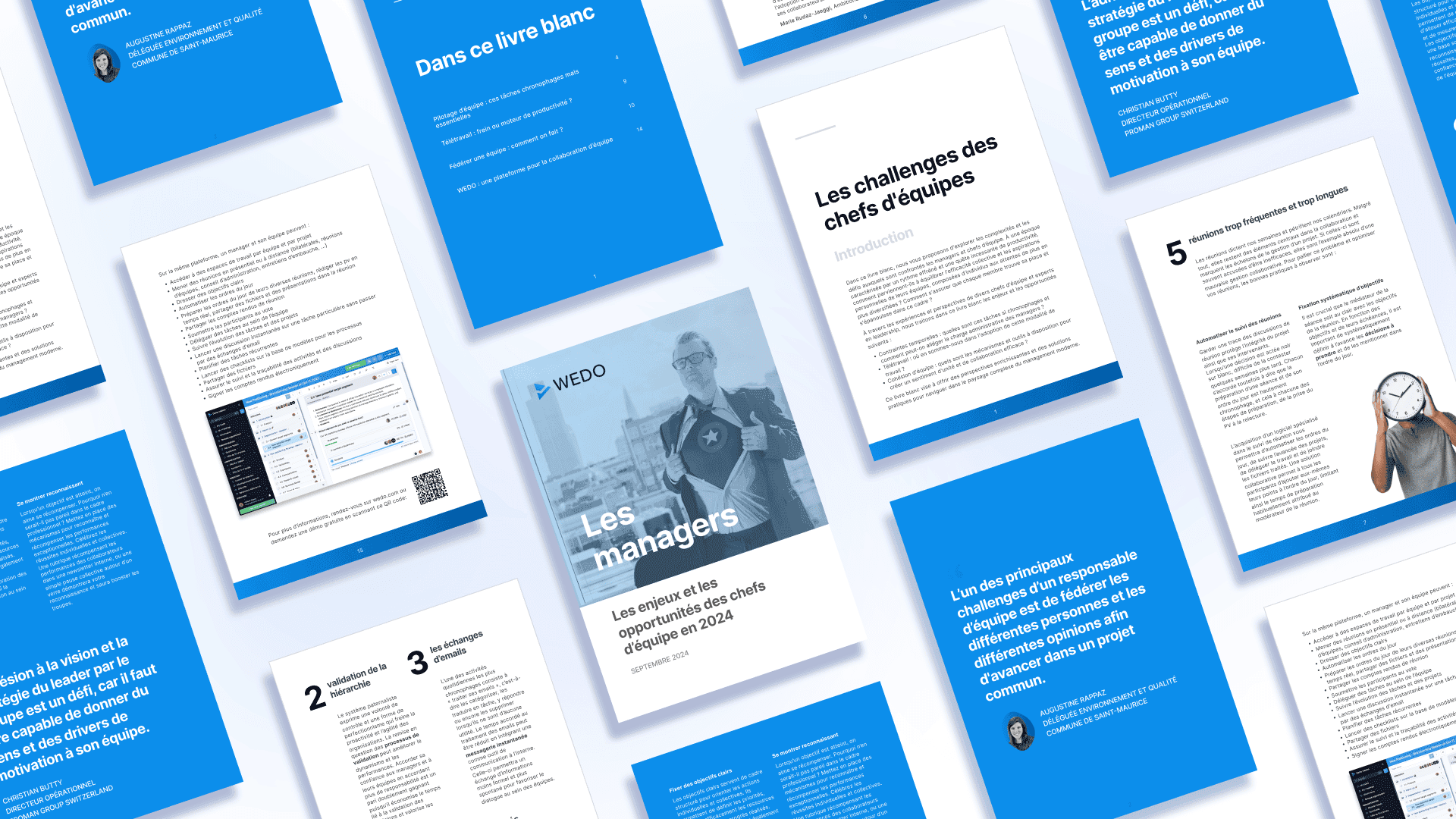 pages du livre blanc sur les défis des managers en 2024