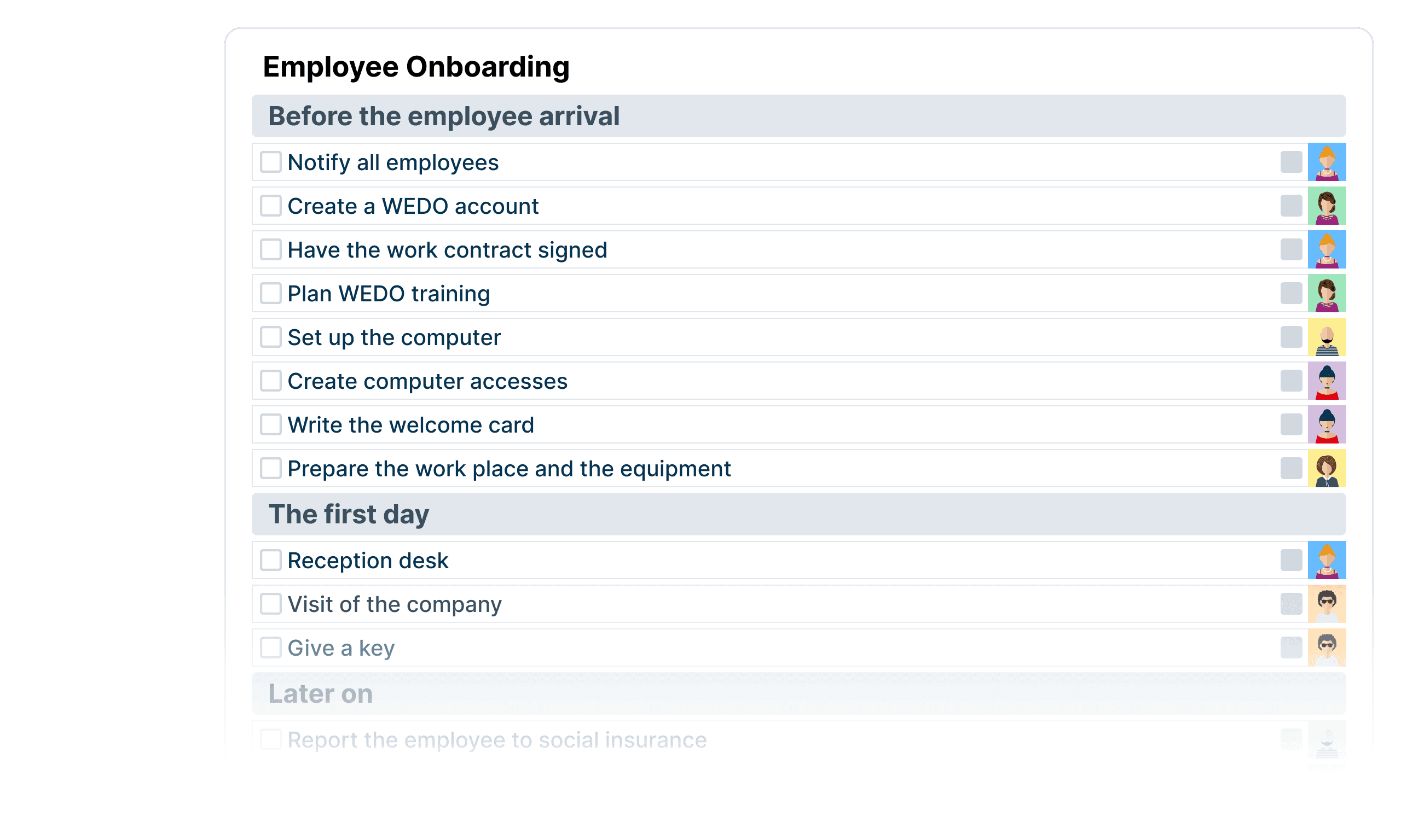 Create process templates