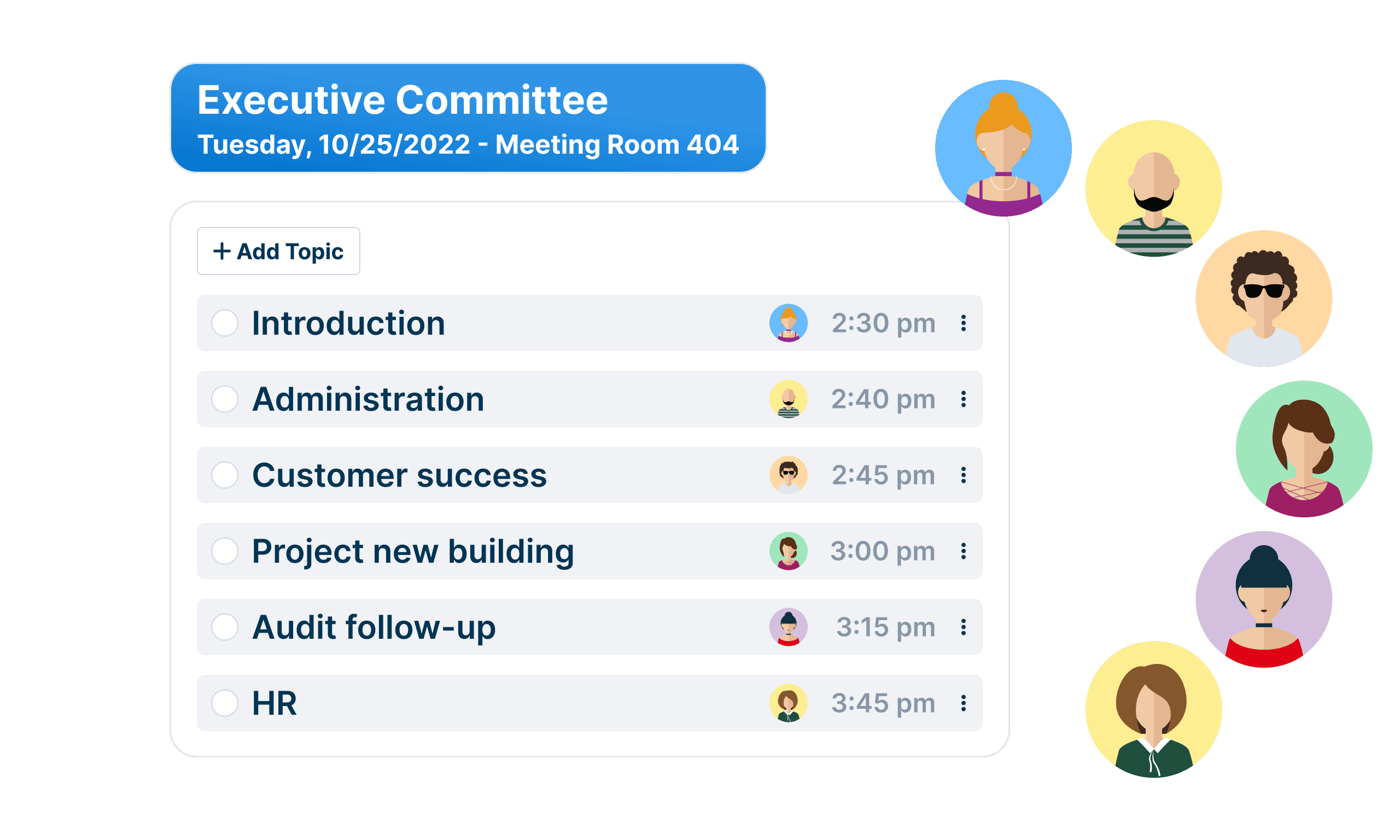 Prepare your meetings