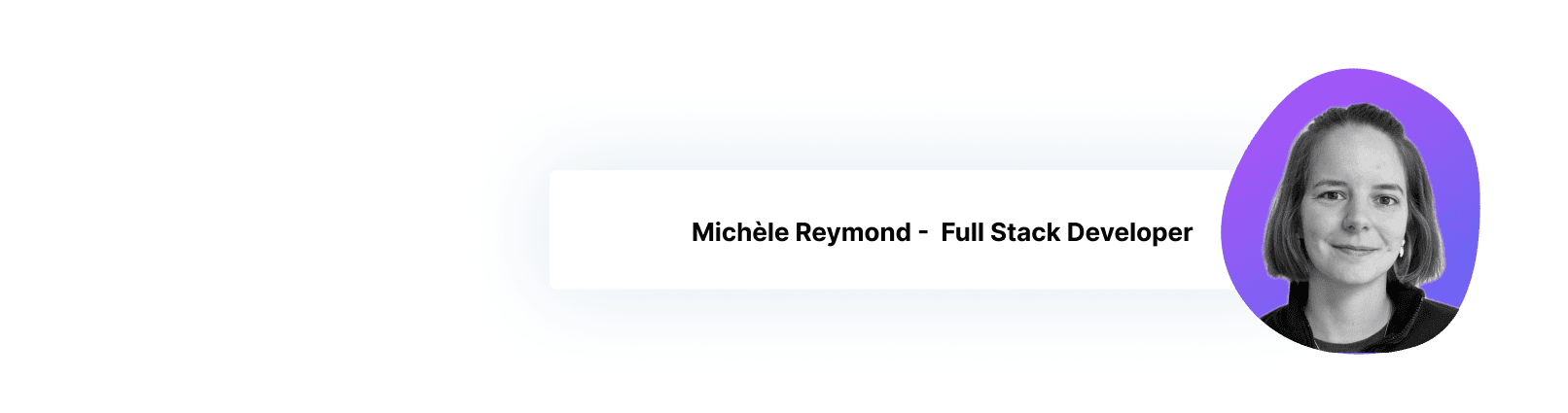 Michèle Reymond's introduction
