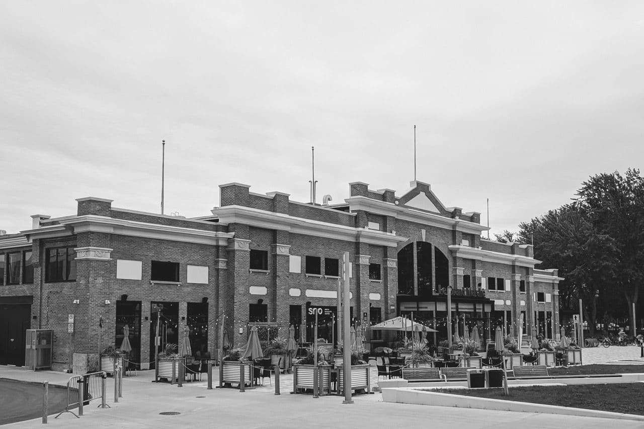 historical building surrounded by a park