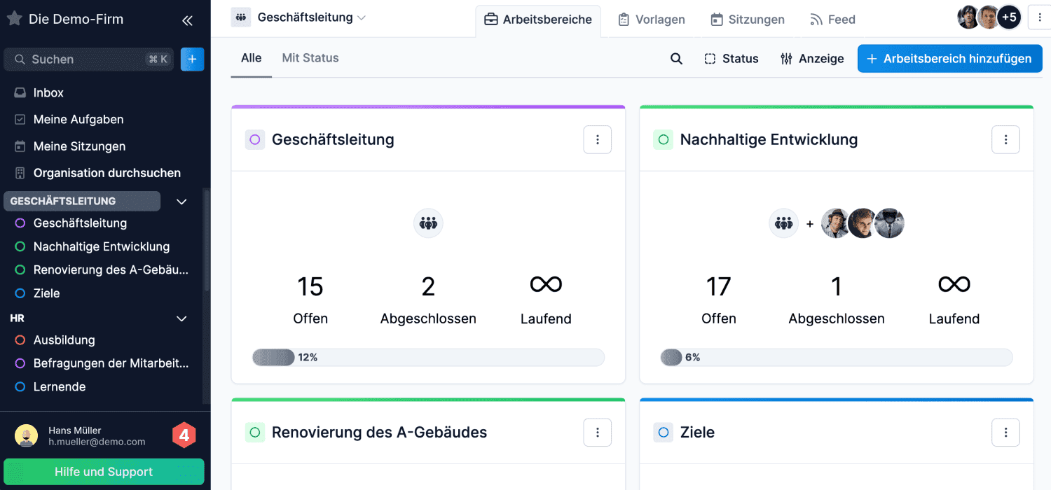 Geschäftsleitungs-assistenzen