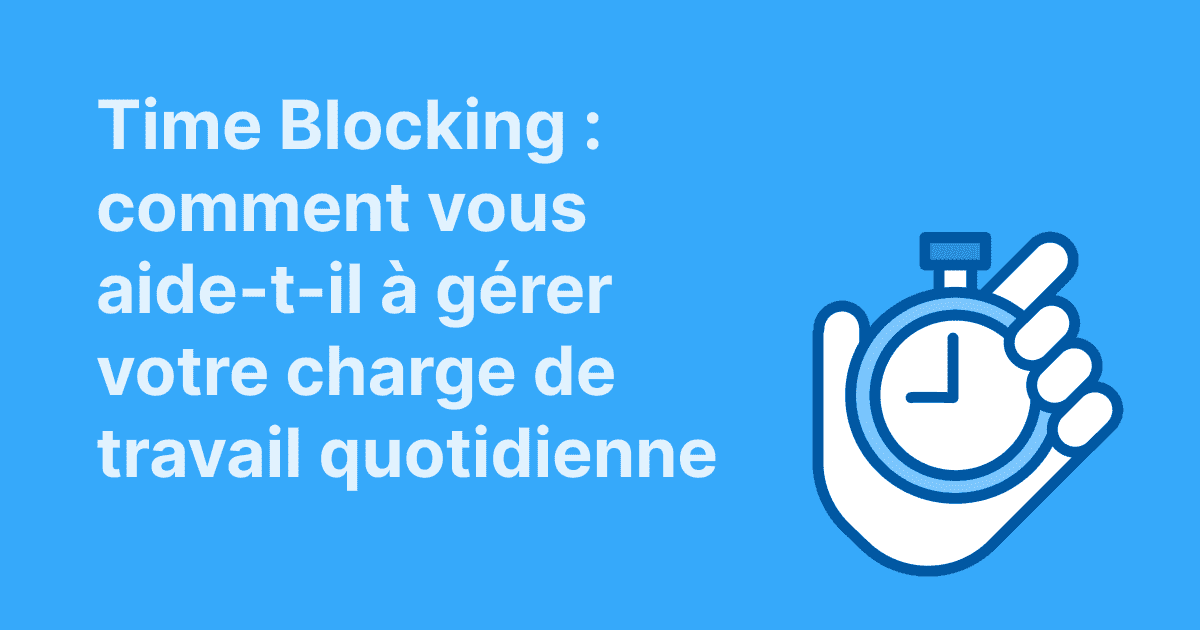 Icône illustrant le blocage de temps avec un minuteur pour une gestion efficace de la journée.